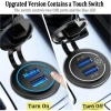 Tẩu sạc nhanh 36W QC3.0 2 cổng USB cho xe máy & ô tô, nút nhấn LED - MTR021 Giá ưu đãi 79.000đ 4