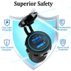 Tẩu sạc nhanh 36W QC3.0 2 cổng USB cho xe máy & ô tô, nút nhấn LED - MTR021 Giá ưu đãi 79.000đ 6