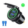 Tẩu sạc nhanh 36W QC3.0 2 cổng USB cho xe máy & ô tô, nút nhấn LED - MTR021 Giá ưu đãi 79.000đ 8
