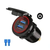 Tẩu sạc nhanh 36W QC3.0 2 cổng USB cho xe máy & ô tô, nút nhấn LED - MTR021 Giá ưu đãi 79.000đ 10