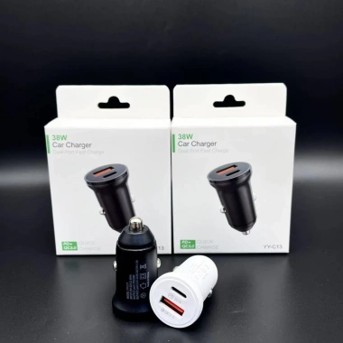 Tẩu sạc nhanh 38W 3.1A - 2 cổng USB cho xe ô tô, giá chỉ 40.150₫, sạc ổn định