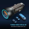 Tẩu Sạc Nhanh 38W Ô Tô 2 Cổng USB và Type‑C, Chống Cháy Nổ, Kiểm Soát Quá Tải - Giá Ưu Đãi 79.000₫ 9