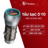 Tẩu Sạc Nhanh 38W OMINO cho Ô Tô - 2 Cổng USB & Type C, Chống Cháy Nổ, Kiểm Soát Quá Tải, Giá 90.000đ