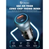 Tẩu Sạc Nhanh 38W OMINO cho Ô Tô - 2 Cổng USB & Type C, Chống Cháy Nổ, Kiểm Soát Quá Tải, Giá 90.000đ 2