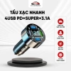 Tẩu Sạc Nhanh 4 Cổng 66W PD Type-C QC3.1A Thông Minh cho Xe Hơi – Giá 44.990₫