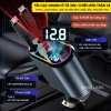 Tẩu Sạc Nhanh 4 trong 1 Ô Tô 120W USB Type-C Đèn Chiếu Trần, Phù Hợp Mọi Loại Xe – Giá 90.000