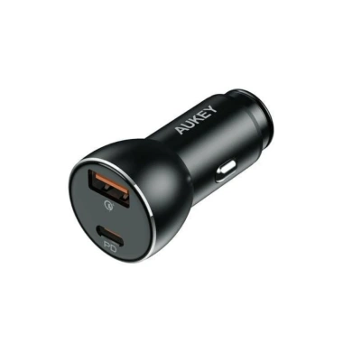 Tẩu sạc nhanh 48W AUKEY CC-Y48 2 cổng xe hơi, vỏ kim loại, nhỏ gọn - 309.000đ 2