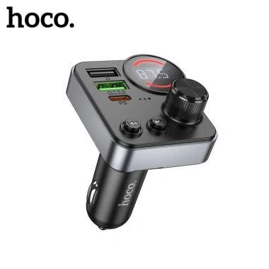 Tẩu sạc nhanh 48W Bluetooth Hoco E86 - 2 USB + Type-C, phát nhạc USB/TF, FM, giá 169.000 VND