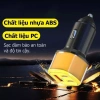 Tẩu Sạc Nhanh 60W Ô Tô Mini Đa Năng 2 Cổng Type C và 1 Cổng USB Giá 144k 3