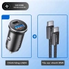 Tẩu sạc nhanh 95W Lisen ô tô - 2 cổng QC3.0 & PD, chống cháy nổ, giá 185k