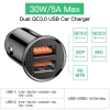 Tẩu Sạc Nhanh Baseus 30W QC 3.0/4.0 USB C Dùng Xe Hơi Giá 160.000 VND Giảm 20% 2