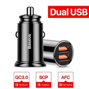 Tẩu Sạc Nhanh Baseus 30W QC 3.0/4.0 USB C Dùng Xe Hơi Giá 160.000 VND Giảm 20%