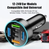 Tẩu Sạc Nhanh Điện Thoại Ô tô 12V-24V 66W QC3.0 - 6 Cổng USB PD Siêu Nhanh, Giá 35.000₫ 8