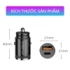 Tẩu sạc nhanh Hyundai C13 PD30W + USB QC3.0 ô tô, cáp 4 trong 1 65W - 52.000đ 5