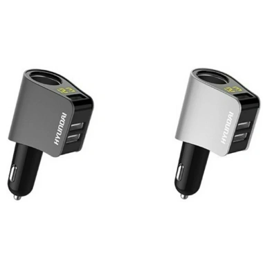 Tẩu Sạc Nhanh Hyundai Hy10 - 1 Tẩu Tròn 3 USB Nhỏ, Hàng Chính Hãng, Giá 145k 5