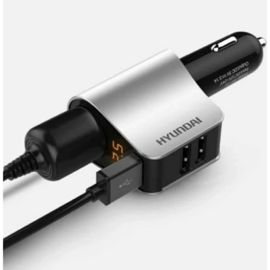 Tẩu Sạc Nhanh Hyundai Hy10 - 1 Tẩu Tròn 3 USB Nhỏ, Hàng Chính Hãng, Giá 145k 6