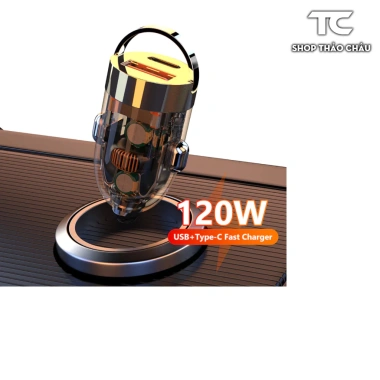 Tẩu sạc nhanh ô tô 100W 2 cổng USB Type-C, thiết kế thông minh tự động ngắt, bảo hành 12 tháng - Giá ưu đãi 69.750₫ 2