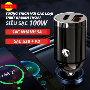 Tẩu Sạc Nhanh Ô Tô 100W Combo 3in1 - Sạc Siêu Tốc, Phụ Kiện Cao Cấp TSN002 Giá Ưu Đãi 129k 3 Tẩu Sạc Nhanh Ô Tô 100W Combo 3in1 - Sạc Siêu Tốc, Phụ Kiện Cao Cấp TSN002 Giá Ưu Đãi 129k 3