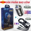 Tẩu Sạc Nhanh Ô Tô 100W Combo 3in1 - Sạc Siêu Tốc, Phụ Kiện Cao Cấp TSN002 Giá Ưu Đãi 129k 4