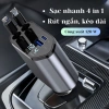 Tẩu Sạc Nhanh Ô Tô 120W 4 trong 1 USB và Type‑C Tích Hợp Sạc Rút Gọn Hỗ Trợ Sạc Nhanh Mộc Lan Yêu Xe
