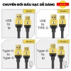 Tẩu Sạc Nhanh Ô Tô 120W 4in1 Sạc Nhanh Nhiều Thiết Bị Tiện Lợi và Bền Đẹp 4