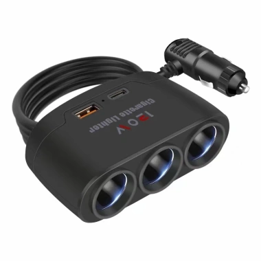 Tẩu Sạc Nhanh Ô Tô 120W 5 trong 1 USB Type C + 3 Cổng Giá Ưu Đãi 69.000₫