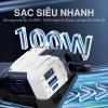 Tẩu sạc nhanh ô tô 120W DIBESMART 4 trong 1 - Sạc đa thiết bị, giá 259.000 VND 2