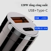 Tẩu sạc nhanh ô tô 120W USB+Type‑C, chip thông minh, phù hợp mọi xe 3