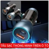Tẩu sạc nhanh ô tô 38W an toàn, 2 cổng USB và Type-C, sạc mọi thiết bị 80.000₫ 6