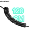 Tẩu sạc nhanh ô tô 65W Choetech TC30 dây cáp lò xo Type-C giảm còn 299.000₫ 2