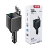Tẩu Sạc Nhanh Ô Tô 7 in 1 120W PD3.0 – 7 Cổng USB Type-C & Lightning PNCar 2