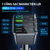 Tẩu Sạc Nhanh Ô Tô 7 in 1, 7 Cổng USB Type-C & Lightning, 120W PD3.0, Hàng Cao Cấp, Giá 107k 4