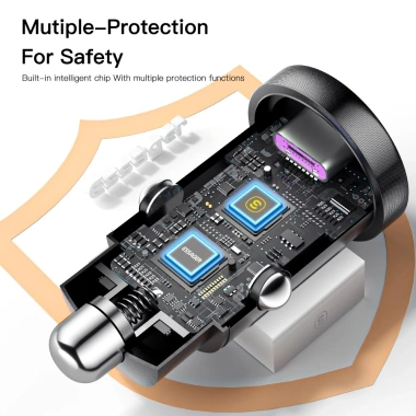 Tẩu sạc nhanh ô tô Essager 30W USB Type-C Mini 3.0 PD iPhone Huawei – Giá 113.700₫ 6