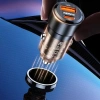 Tẩu sạc nhanh ô tô REMAX RCC360 75W 2 cổng USB/Type‑C đèn báo sạc 2 thiết bị 3