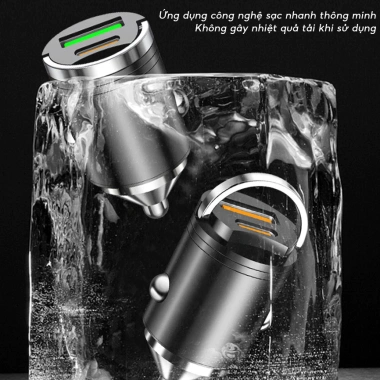 Tẩu sạc nhanh ô tô Tàng hình 100W thiết kế chìm - 100W, BH 12 tháng, chỉ 141.000 VND 9