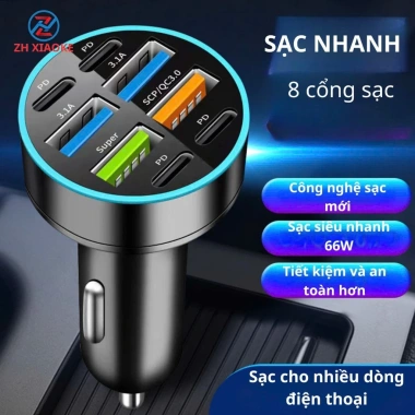 Tẩu sạc nhanh ô tô ZH XIAOKE chống cháy nổ, LED, USB Type-C – Giá chỉ 71.500₫ 5 Tẩu sạc nhanh ô tô ZH XIAOKE chống cháy nổ, LED, USB Type-C – Giá chỉ 71.500₫ 5