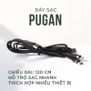 Tẩu sạc nhanh PUGAN 100W QC 4.0 cho ô tô - 2 cổng USB và Type-C, sạc siêu nhanh 125k 4