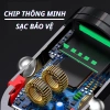 Tẩu sạc nhanh PUGAN 100W QC 4.0 cho ô tô - 2 cổng USB và Type-C, sạc siêu nhanh 125k 6