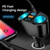 Tẩu Sạc Nhanh QC3.0 66W USB Type C LED Kỹ Thuật Số - Siêu Tiết Kiệm cho Xe Hơi 7