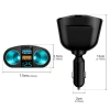 Tẩu Sạc Nhanh QC3.0 66W USB Type C LED Kỹ Thuật Số - Siêu Tiết Kiệm cho Xe Hơi 9