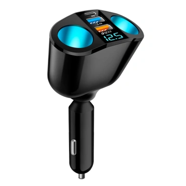 Tẩu Sạc Nhanh QC3.0 66W USB Type C LED Kỹ Thuật Số - Siêu Tiết Kiệm cho Xe Hơi 10 Tẩu Sạc Nhanh QC3.0 66W USB Type C LED Kỹ Thuật Số - Siêu Tiết Kiệm cho Xe Hơi 10