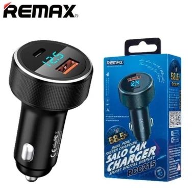 Tẩu sạc nhanh Remax RCC215 2 cổng 58.5W, chính hãng, bảo hành 12 tháng, giá 169k