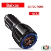 Tẩu Sạc Nhanh Xe Hơi 12V/24V 2 Cổng USB 3.1A 15W QC3.0 BKS-2U - Giá 59.000đ