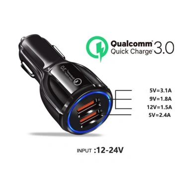 Tẩu Sạc Nhanh Xe Hơi 12V/24V 2 Cổng USB 3.1A 15W QC3.0 BKS-2U - Giá 59.000đ 3 Tẩu Sạc Nhanh Xe Hơi 12V/24V 2 Cổng USB 3.1A 15W QC3.0 BKS-2U - Giá 59.000đ 3