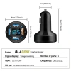 Tẩu sạc nhanh xe hơi SEAMETAL QC3.0 PD 4 cổng USB 12V/24V 66W đa năng giá ưu đãi 87,713₫ 3