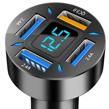 Tẩu sạc nhanh xe hơi SEAMETAL QC3.0 PD 4 cổng USB 12V/24V 66W đa năng giá ưu đãi 87,713₫ 7