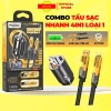 Tẩu Sạc Ô Tô 120W 4in1 TSN001 - Sạc Nhanh, Bền Bỉ, An Toàn, Giá 129.000₫