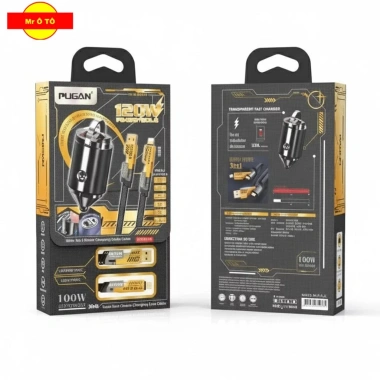 Tẩu Sạc Ô Tô 120W 4in1 TSN001 - Sạc Nhanh, Bền Bỉ, An Toàn, Giá 129.000₫ 4