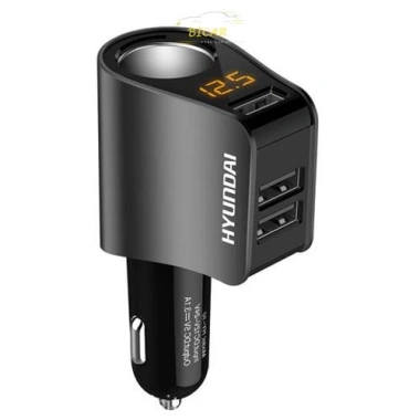 Tẩu Sạc Ô Tô 2 USB + Type‑C PD 18W, Chia 2 Lỗ Thuốc, Màn Hình Điện Áp, QC3.0 Bicar 4 Tẩu Sạc Ô Tô 2 USB + Type‑C PD 18W, Chia 2 Lỗ Thuốc, Màn Hình Điện Áp, QC3.0 Bicar 4