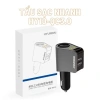 Tẩu Sạc Ô Tô 2 USB + Type‑C PD 18W, Chia 2 Lỗ Thuốc, Màn Hình Điện Áp, QC3.0 Bicar 8